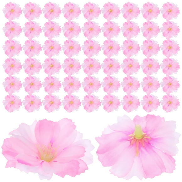 OHOIOLLA 100Ud Cabezas De Flores Artificiales Para En Color Rosa Hechas De Seda