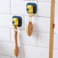thumbnail image 4 of Strong Load-Bearing Washbasin Hanger Hooks - Punch-Free Wall-Mounted Hanging Storage Hooks for Bathroom, Set of 3, 4 of 8