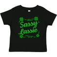 thumbnail image 3 of Inktastic Sassy Lassy with Green 4 Leaf Clovers Boys or Girls Baby T-Shirt, 3 of 5