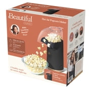 Beautiful 16 Cup Hot Air Electric Popcorn Maker, Black Sesame by Drew Barrymore