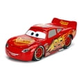 thumbnail image 3 of Disney Pixar Cars 1:24 Lightning McQueen Die-cast Car with Tire Rack Play Vehicles, 3 of 9