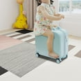 thumbnail image 3 of 18" Kids Carry On Luggage Ride-On Kids' Suitcase with Double Spinner Wheels, Cute Lightweight Tow-Along Luggage with Password Lock, Children's Trolly Case for Travel Study Tours, 3 of 7