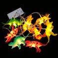 thumbnail image 2 of 1 Conjunto Lámparas de dinosaurios LED niños Dibujos animados de cadena luz decorativa luces de fiesta, 2 of 6
