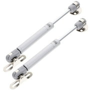 2 Pcs Hydraulic Support Pneumatic Rod Cabinet Aluminum Frame Door Flip- Telescopic Pressure Lift and Hinges Drop down for Kitchen Wardrobe Gas Struts Cabinets