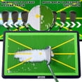 thumbnail image 2 of Golf Swing Training Pad Swing Path Detection Mat Directional Practice Mat for Enhanced Swing Accuracy black, 2 of 5