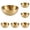 Gold 6PCS, variant on Korean Stainless Steel Bowl Multi Purpose Dish Bowl Cold Noodles Bowl Wind Round Sanding Gold Bowl