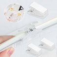 thumbnail image 4 of 50pcs Self-adhesive Wall Clips Transparent Not Easily Deformed Compact Size Widely Used Mini Document Paper Clips, 4 of 5