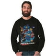 thumbnail image 5 of Mega Man Characters Retro 1990s Gamer Sweatshirt for Men or Women Brisco Brands S, 5 of 6