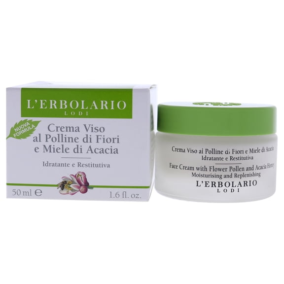 Flower Pollen Face Cream by LErbolario for Unisex - 1.6 oz Cream