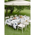 thumbnail image 4 of Outdoor Tablecloth with Umbrella Hole for Patio/Picnic/Party/Camping, Cartoon Tractor Waterproof Table Cloth Rectangle Table Cover Washable, Cute Grey Digger Shovel Truck (60"x 84"), 4 of 8