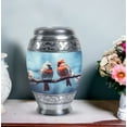 thumbnail image 4 of Pair Of Cardinal Birds Burial Urns For Adult Human Ashes, Cremation Urn For Ashes Adult Male, Adult Urns For Human Ashes Women, Urns For Ashes For Female, Urns For Adults, Memorial Urns -10inch, 4 of 5