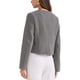 thumbnail image 3 of CHAQUETA DE TRABAJO DE MUJERES DE MANGA LARGA CORTA DE TWEED CON BOTONES PARA OTOÑO INVIERNO M GRIS, 3 of 6