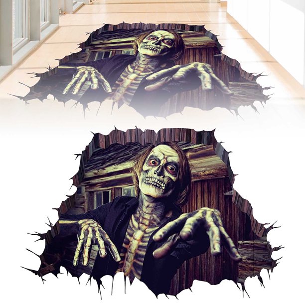 Adhesivos Decorativos 3D Para Halloween Decoraciones Terroríficas Para Halloween Adhesivos Para Ventanas De Halloween Adhesivos Sangrientos Para Halloween Adhesivos Para Paredes Adhesivos Para Suelo