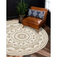 thumbnail image 4 of ECARPET Jute Style Area Rug for Bedroom, Living Room, Dining Room Finley Collection, 4 of 9