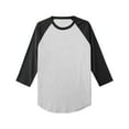 thumbnail image 3 of Men's Basic Raglan 3/4 Sleeve Tee Shirts Baseball Solid Athletic Crew Neck, 3 of 5