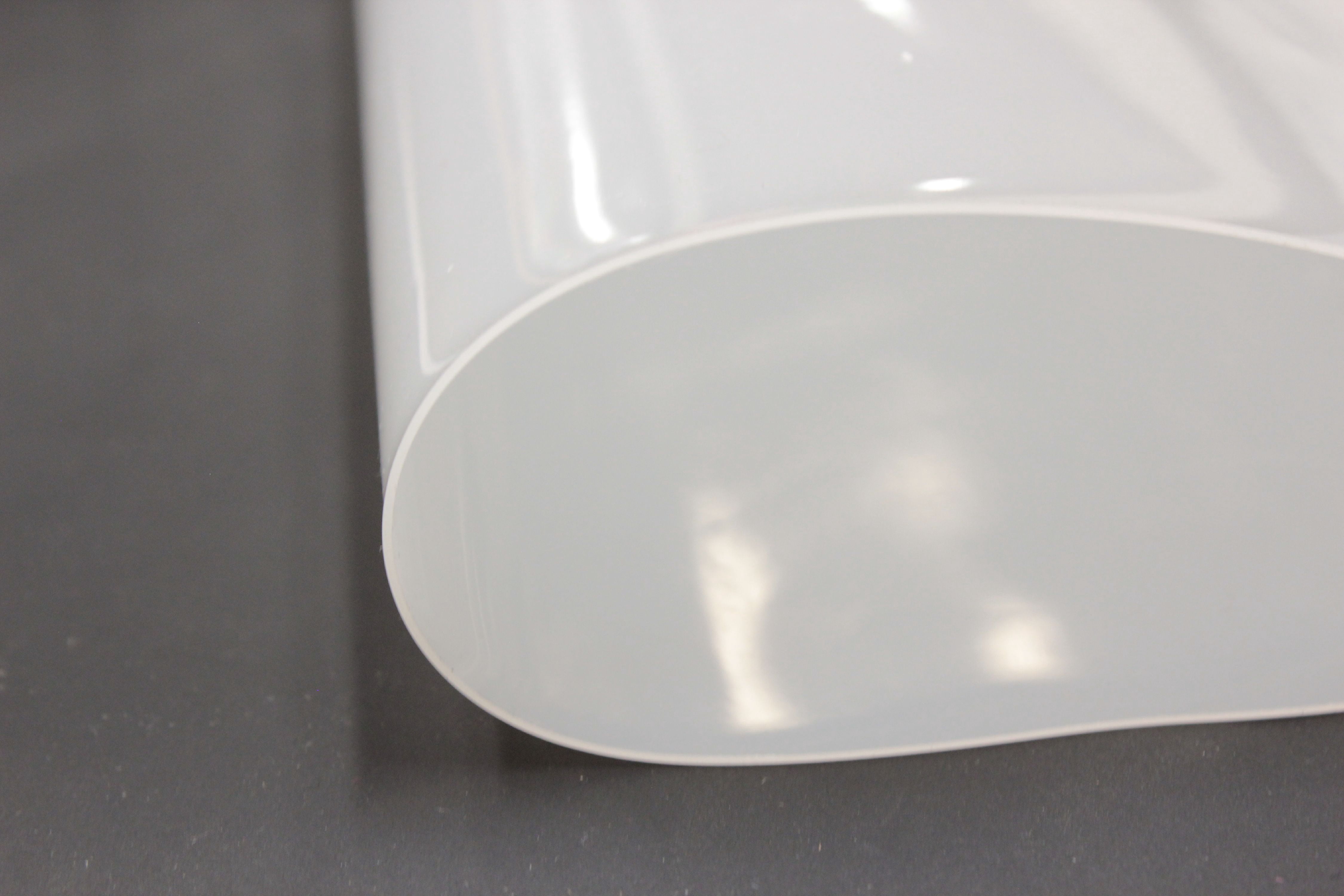 30 Gauge Milk Glass Tinted Plastic Vinyl Fabric 48" Wide Sold By The Yard