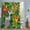 Green, variant on Animal Hot Air Balloon Shower Curtain Set with Hooks, Panda Elephant Bear Rabbit Mountains Water Repellent Sturdy Shower Curtains for Bathroom Decoration, Machine Washable 36x72 Inch