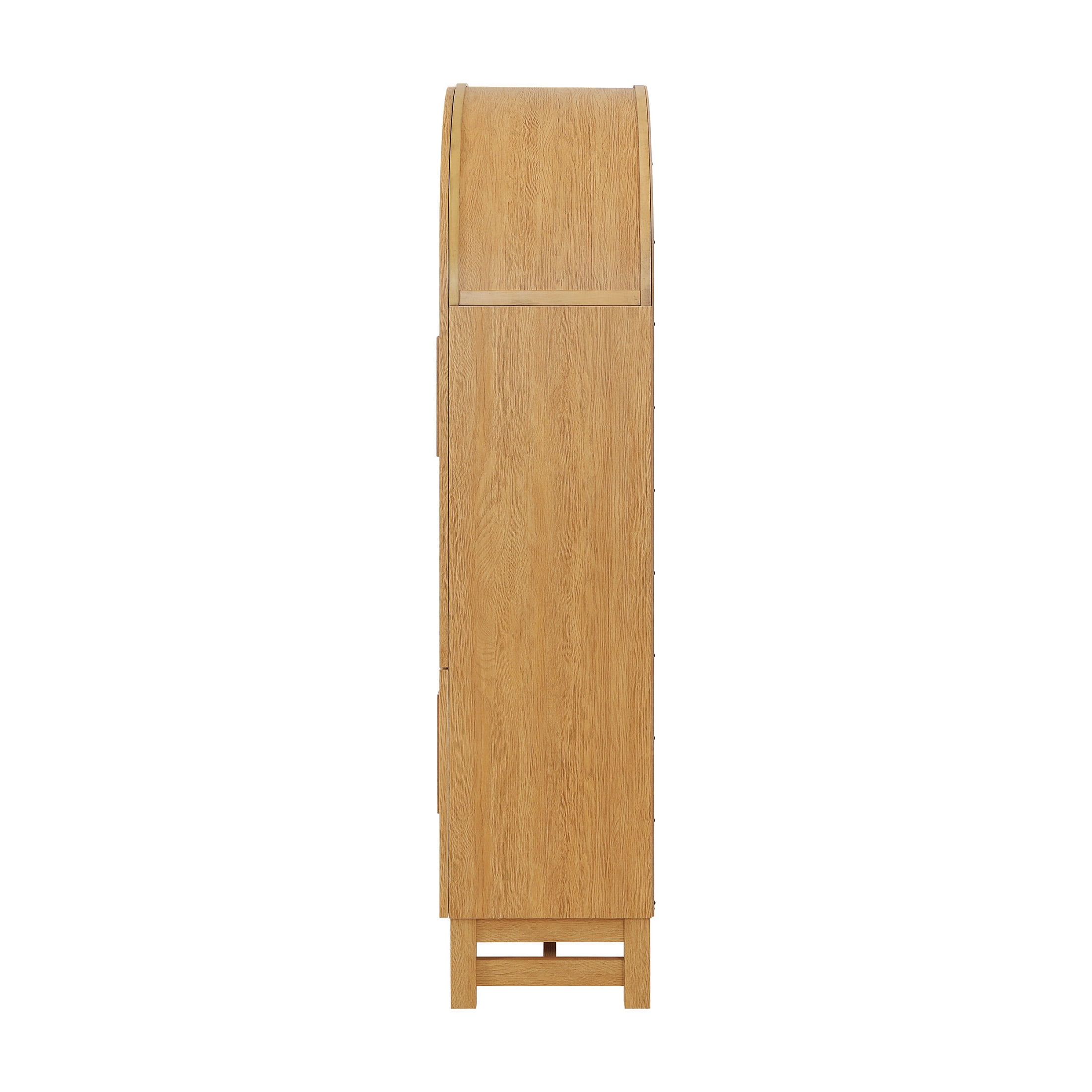 Better Homes & Gardens Juliet Kitchen Rounded Arch Cabinet, Light Honey