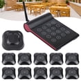 thumbnail image 3 of TOOL1SHOoo Restaurant Pager System,Buzzers for Restaurant Long Range,2624ft with 10 Pagers, 3 of 22