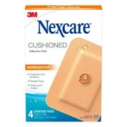 Nexcare Absolute Waterproof Adhesive Pad, 3 in x 4 in