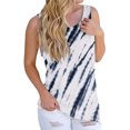thumbnail image 1 of Mujeres verano moda estampado Sexy Casual espalda descubierta cuello redondo suelto sin mangas camisetas sin mangas pulóver Pompotops lopia993869, 1 of 7