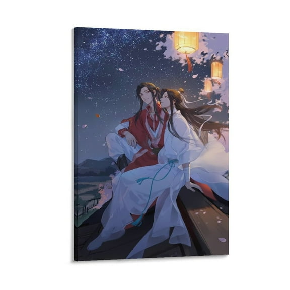 Heaven Official's Blessing Anime Poster (2) Posters Art Print Wall Photo Paint Poster Hanging Picture Family Bedroom Decor Gift 24x36inch(60x90cm)