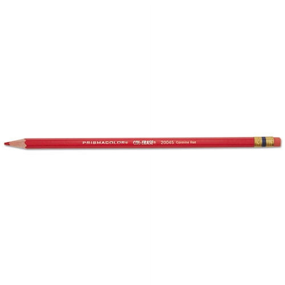 Sandford Ink Prismacolor Col-Erase Pencils, Red Lead, Carmine Red Barrel  20045