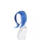 thumbnail image 1 of Peluca corta para cosplay, color azul, sintética, para disfraz de anime, 1 of 3