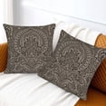 thumbnail image 5 of Floral Damask Throw Pillow Covers 16"X16" Set Of 2 Sofa Rustic Home Decor For Living Room Bedroom Bed Cushion Outdoor, 5 of 5