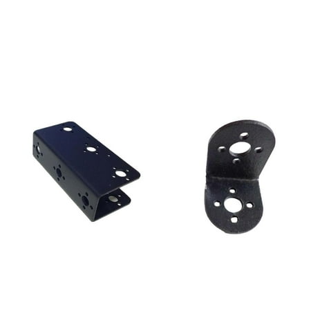 

2Pcs Black Metal Shaped Beam Bracket for Arm/Humanoid