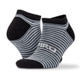 thumbnail image 3 of Spiro Mens/Womens Mixed Stripe Sneaker Socks (Pack Of 3), 3 of 4