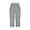 Light Gray, variant on WDDDD Women's 7/8 High Waisted Stretch Capris with Pockets Khaki S