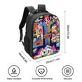 thumbnail image 2 of The Powerpuff Gi-rls 16 Inch Backpack with 2 Compartment, Large Capacity Bookbags Casual Travel Daypack, 2 of 6