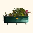 thumbnail image 4 of Vego Garden 2 x 6 ft Self-Watering Rolling Planter Raised Gardening Bed Kits-British Green, 4 of 5