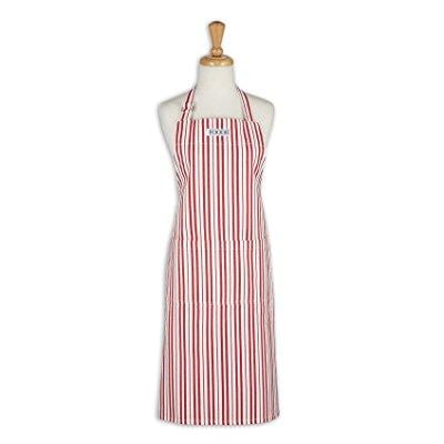 Check Plaid Baking & BBQ Woven Heavyweight Men and Women Fringed Kitchen Apron for Cooking DII Cotton Adjustable Chef Apron with Pocket and Extra Long Ties Gray 