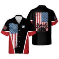 thumbnail image 3 of Camisa hawaiana con estampado 3D de bolos deportivos para hombre, camisas de playa de verano geniales, blusas de manga corta con solapa de gran tamaño, blusa con botones, 3 of 5