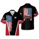 thumbnail image 3 of Camisa hawaiana con estampado 3D de bolos deportivos para hombre, camisas de playa de verano geniales, blusas de manga corta con solapa de gran tamaño, blusa con botones, 3 of 5