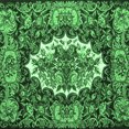 thumbnail image 1 of Ahgly Company Indoor Square Persian Emerald Green Traditional Area Rugs, 3' Square, 1 of 4