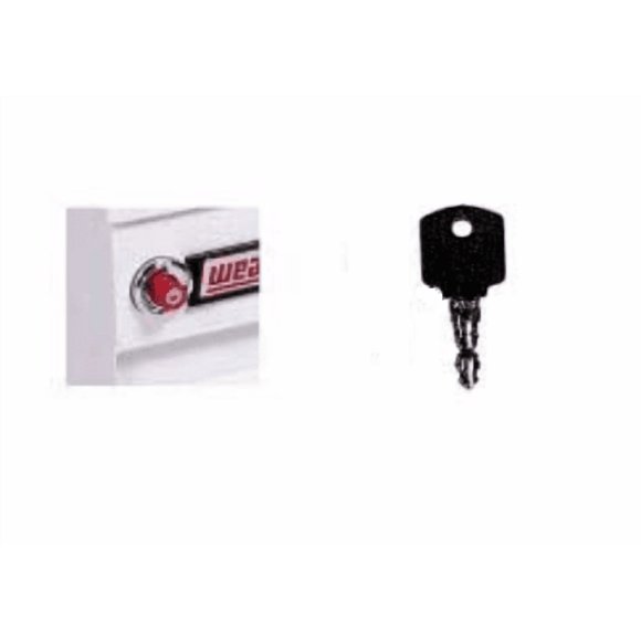 Weather Guard Tool Box Lock 7748-80 Single Replacement Lock; Fits Aluminum Chest Boxes; Key Code K780