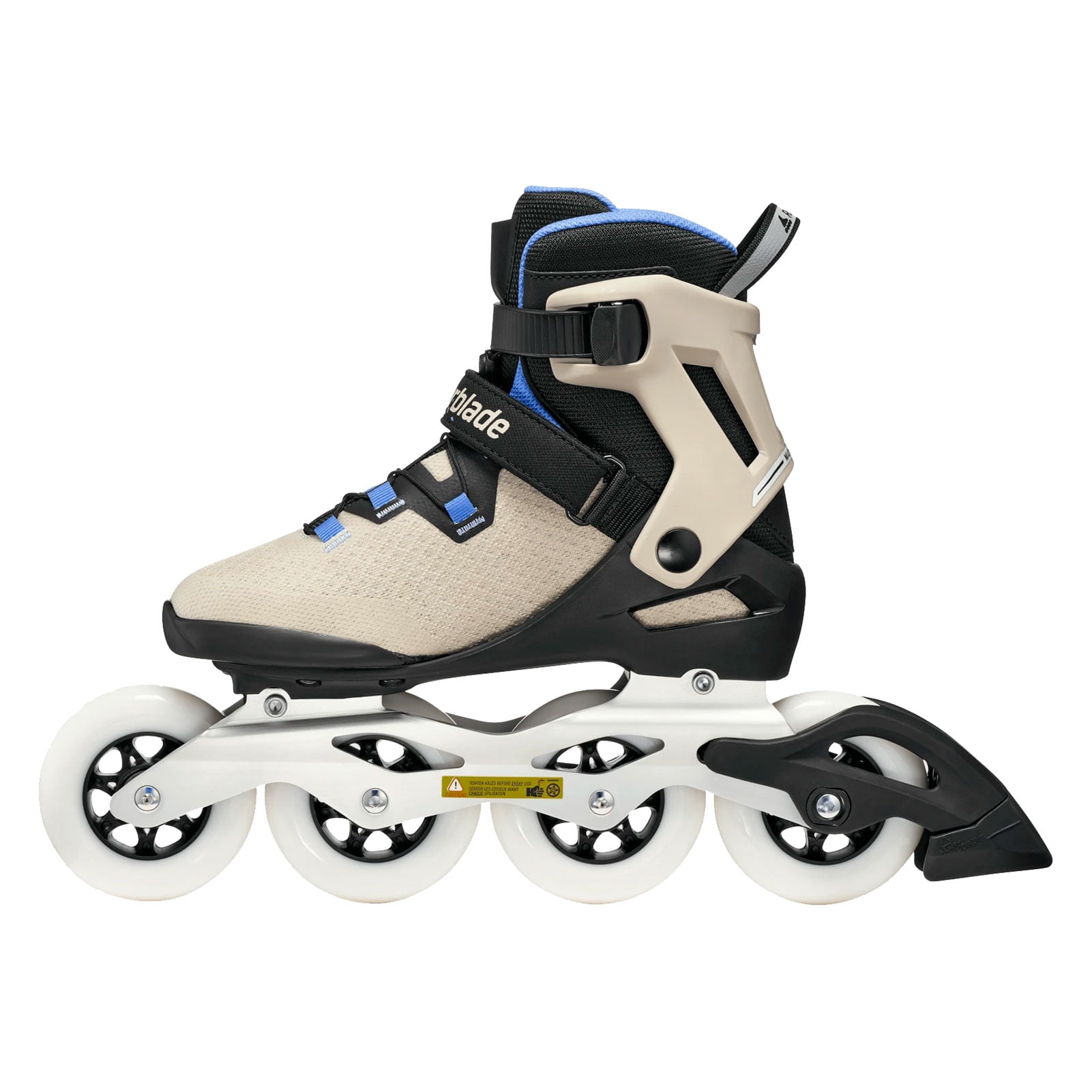 ROLLERBLADE Women's Macroblade 90 W Black/Sand/Cornflower Skates, Size: 9/9.5