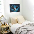 thumbnail image 5 of Gukieu Night Sky Forest Bald Eagle Print Horizontal Canvas Decorative Painting 12x16 Inch Shrinkage Resistant Frame Hanging Home Wall Art Decor, 5 of 6