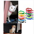 thumbnail image 4 of 2pcs avec Cols Cloche Sécurité Délicate Casual Nylon Collier de Chien Sangle de Cou Mode Réglable Cloche Chat Chien Collier (Orange), 4 of 4