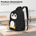 thumbnail image 6 of Bulopur Cute Penguin Print Kids Backpack Set 4 Pcs Durable Breathable Kids School Bag with Lunch Box, Pencil Case and Water Bottle Cover for Toddler Boys and Girls, 6 of 7