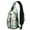 Grey-37, variant on Moroccan Checkered Sling Backpack – Retro Plaid Crossbody Shoulder Bag with Patterned Print, Multipurpose Travel Daypack for Hikers, Cyclists, and Students