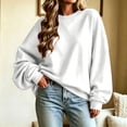 thumbnail image 3 of TGSLY Women's Batwing Long Sleeve Sweatshirt Lightweight Crew Neck Drop Shoulder Fall Tops Relaxed Casual Solid Color Workout Pullovers L, 3 of 7