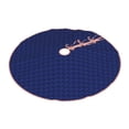 thumbnail image 2 of Kll Navy Blue Christmas Tree Skirt 36",Party Decorations Farmhouse For Christmas Decorations Holiday Party, 2 of 8