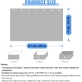 Blackout Bottom Bunk Bed Curtains Thickened Privacy Curtain | for Dorm ...