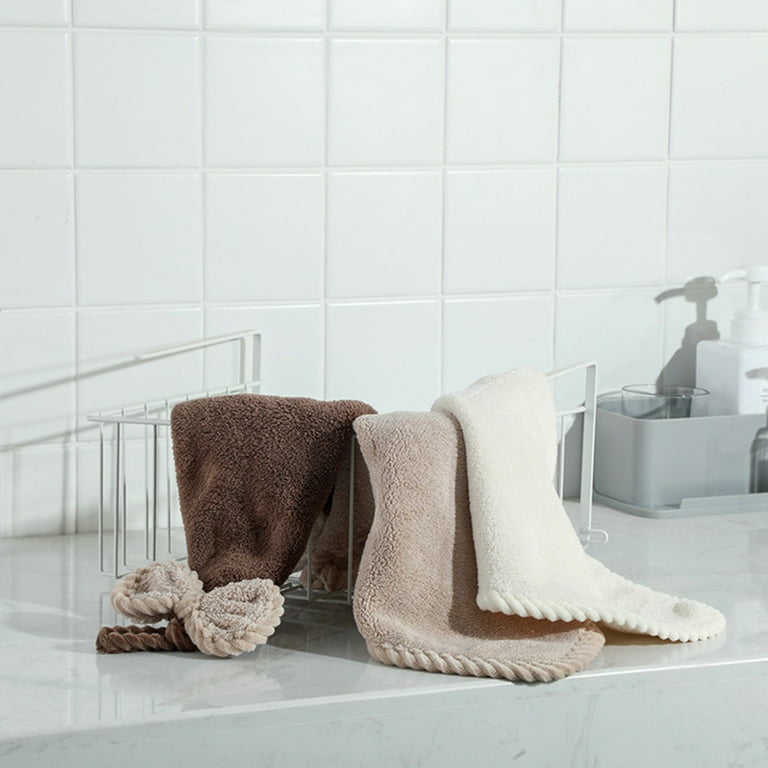 Kitchen Household Bowknot Hanging Hand Towel Luxury Hand Towels