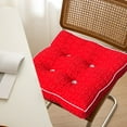 thumbnail image 5 of Clearance Outdoor Cushions, Cushion for Outdoor Chair, 16x16 in Dining Chair Pads Out Door Cushions, Chair Seat Cushion Pads(Red), 5 of 6