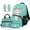 Blue Axolotl, variant on Yuyamidu Duck Camo Kids Backpack and Lunch Box Set Boys Primary School Bookbag and Lunchbox Pencil Case Bookmarks High School Student Schoolbag for Girls 12-14 Years Old Reusable Lunch Bags, 5 PCS